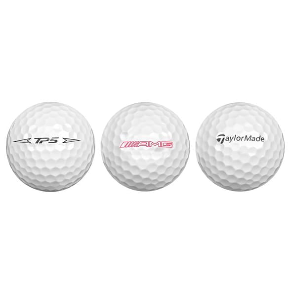 AMG Golf Balls Set of 3 white Genuine Mercedes AMG Collection