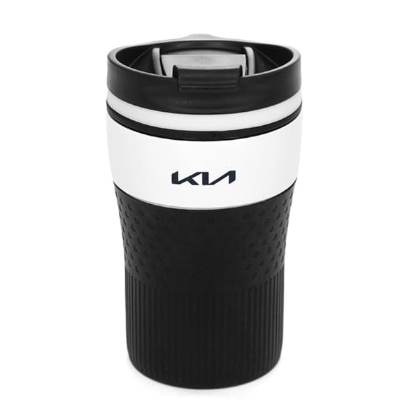 Coffee mug Thermo mug Travel mug 0.23l White Black Genuine KIA | KIA10342