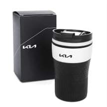 Coffee mug Thermo mug Travel mug 0.23l White Black Genuine KIA | KIA10342