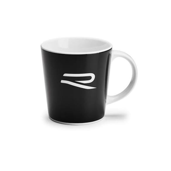 R mug black white genuine Volkswagen collection