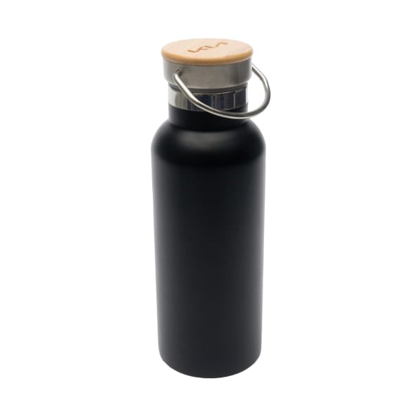 Thermos flask vacuum flask drinking bottle 0.5l Black Genuine KIA