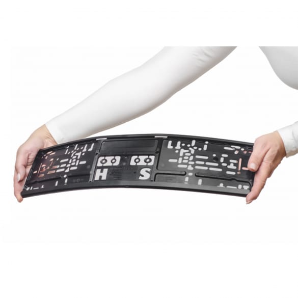 black License plate holder flexi top | 5300000 black License plate holder flexi top | 5300000