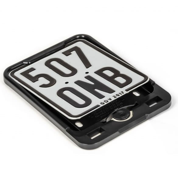 E-Scooter License plate holder for motorbikes  "Euro Top" 135x110mm