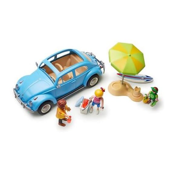 Playmobil Volkswagen Beetle light blue toy car