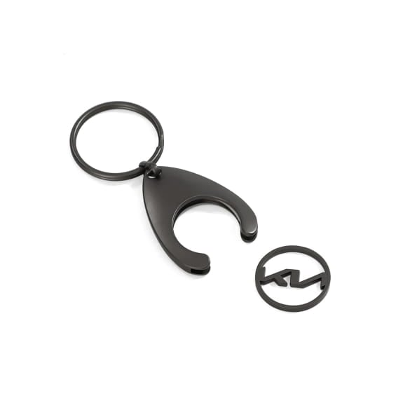 Key chain shopping chip KIA logo black Genuine KIA | KIA10420 Key chain shopping chip KIA logo black Genuine KIA | KIA10420