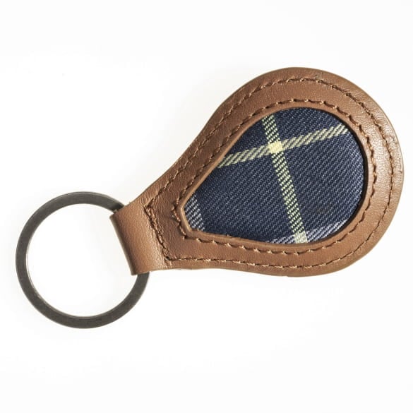 Key fob drop chequered cognac leather Genuine Mercedes-Benz | B66058305 Key fob drop chequered cognac leather Genuine Mercedes-Benz | B66058305