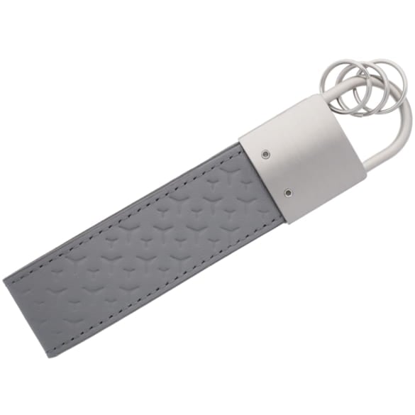 Key fob Upcycling Mercedes star silver-grey cowhide | B66959377 Key fob Upcycling Mercedes star silver-grey cowhide | B66959377