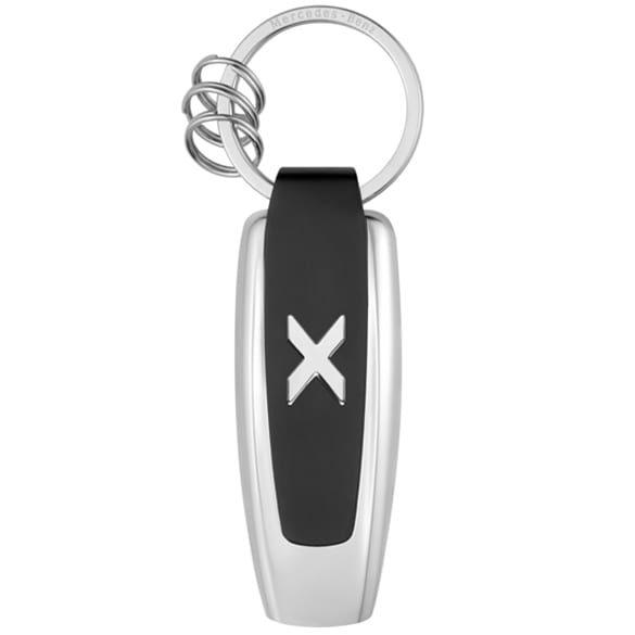 Key ring model series X-Class black/silver Mercedes-Benz Collection