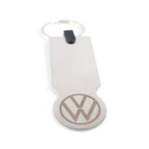 Keychain shopping cart release VW logo stainless steel Genuine Volkswagen | 1K6087010