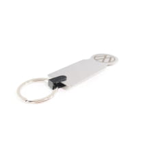 Keychain shopping cart release VW logo stainless steel Genuine Volkswagen | 1K6087010