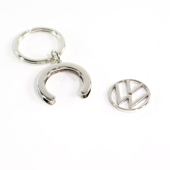 Keychain shopping-chip VW logo silver Genuine Volkswagen  | 000087010BT Keychain shopping-chip VW logo silver Genuine Volkswagen  | 000087010BT