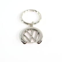 Keychain shopping-chip VW logo silver Genuine Volkswagen  | 000087010BT