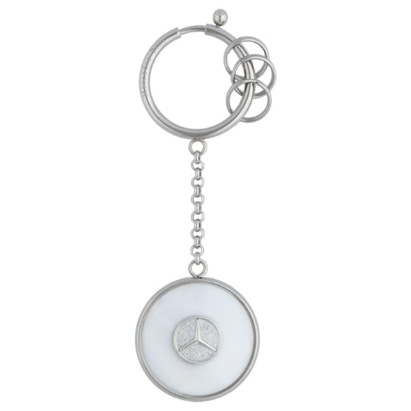 Keyring Prague silver-colored genuine Mercedes-Benz Collection