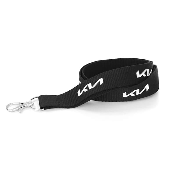 Lanyard with snap hook Black Genuine KIA | KIA10327 Lanyard with snap hook Black Genuine KIA | KIA10327