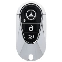 USB flash drive key chain black chrome 64 GB Genuine Mercedes-Benz | B66959672