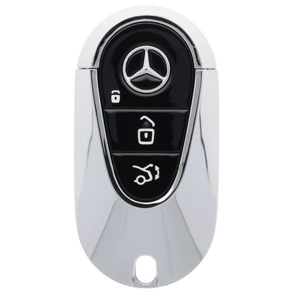 USB flash drive key chain black chrome 64 GB Genuine Mercedes-Benz