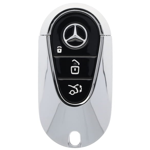 USB flash drive key chain black chrome 64 GB Genuine Mercedes-Benz | B66959672