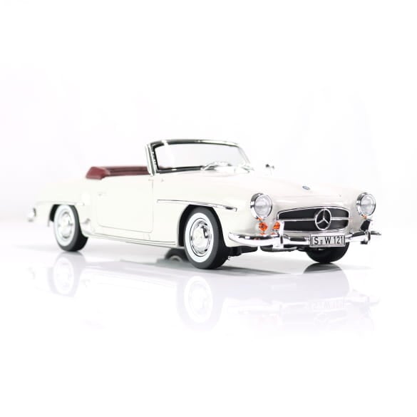 1:18 model car 190 SL Roadster W 121 1954-1963 white grey Genuine Mercedes-Benz | B66040710