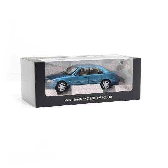 1:18 model car C 200 W202 Sedan blue Genuine Mercedes-Benz | B66040704 1:18 model car C 200 W202 Sedan blue Genuine Mercedes-Benz | B66040704