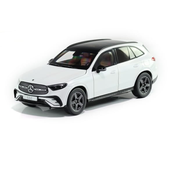 1:18 model car GLC X254 SUV AMG-Line opalite white bright Genuine Mercedes-Benz