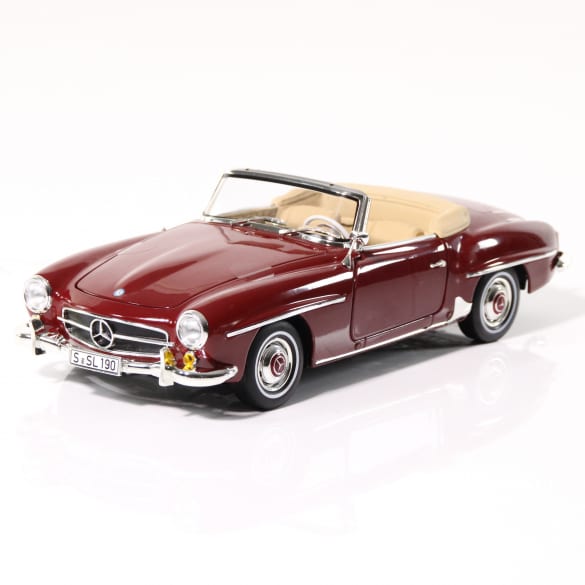 Model Car Mercedes Benz 190 Sl W121 1 18 Medium Red
