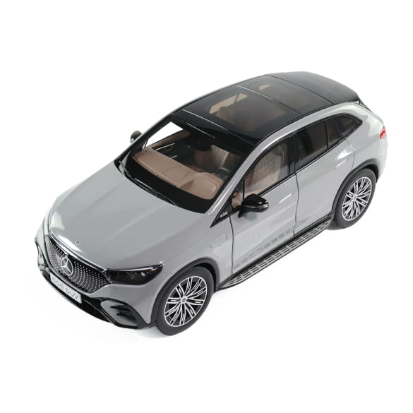 1:18 Model car Mercedes-Benz EQE SUV AMG Line X294 Manufaktur alpine grey solid