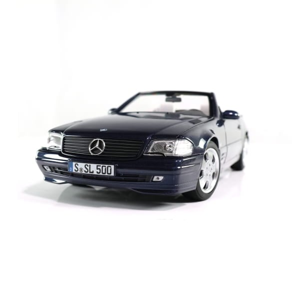 1:18 model car SL 500 R129 azure blue Genuine Mercedes-Benz | B66040657