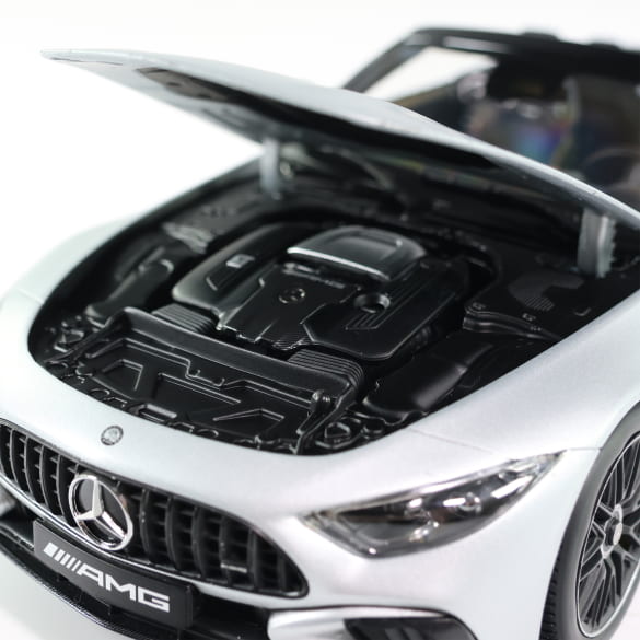 1:18 scale model car SL 63 AMG R232 Roadster high-tech silver magno Genuine Mercedes-AMG | B66960667 1:18 scale model car SL 63 AMG R232 Roadster high-tech silver magno Genuine Mercedes-AMG | B66960667