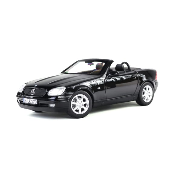 1:18 Model Car SLK 200 Roadster R170 black Original Mercedes-Benz