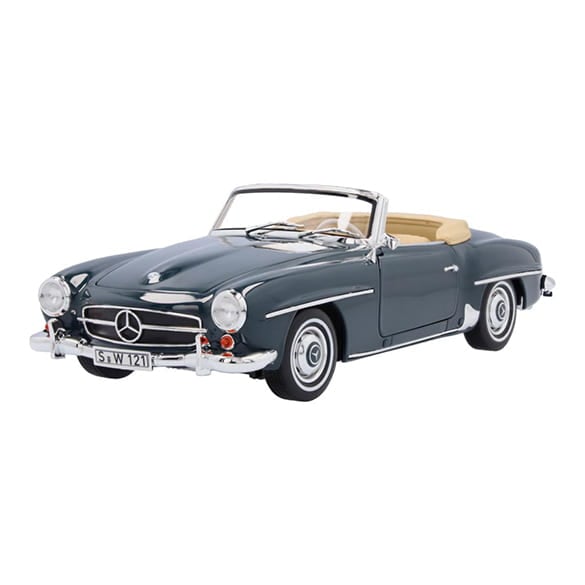 1:18 Modelcar 190 SL Roadster W 121 grey-blue Mercedes-Benz Classic Collection