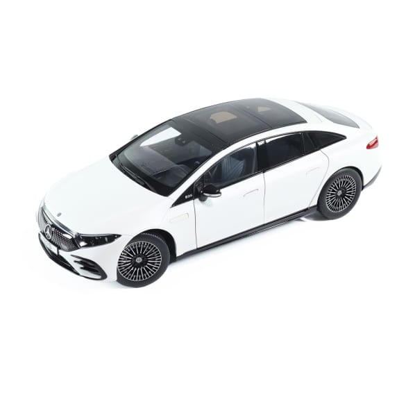 1:18 scale model car EQS V297 Sedan oplaithwhite bright Genuine Mercedes-Benz