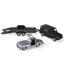 1:38 Pullback model car Trailer set Genuine Mercedes-Benz | B66057952