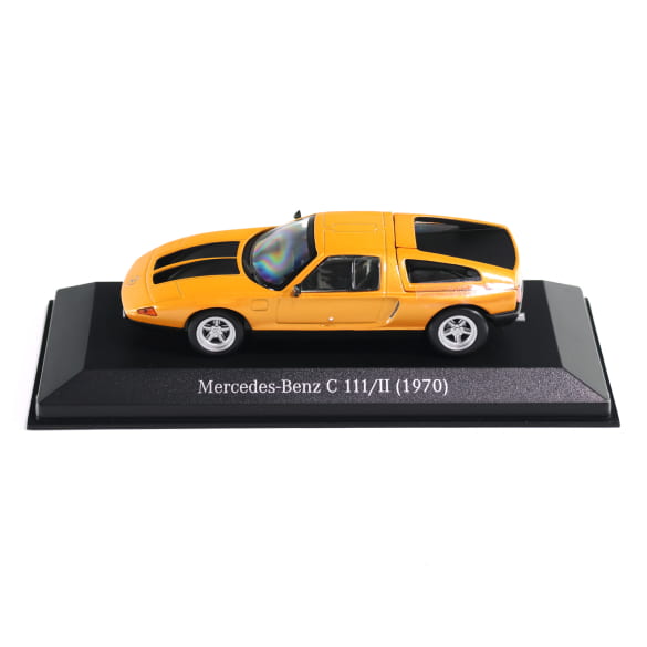 1:43 model car C 111 / II (1970) yellow Genuine Mercedes-Benz | B66041069 1:43 model car C 111 / II (1970) yellow Genuine Mercedes-Benz | B66041069