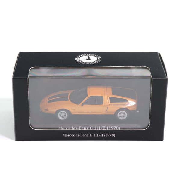 1:43 model car C 111 / II (1970) yellow Genuine Mercedes-Benz | B66041069 1:43 model car C 111 / II (1970) yellow Genuine Mercedes-Benz | B66041069