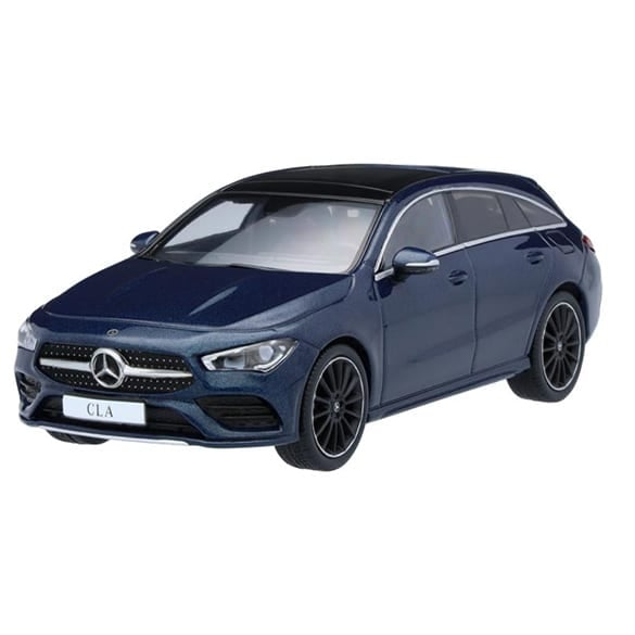 1:43 model car Mercedes-Benz CLA Shooting Brake X118 denim blue