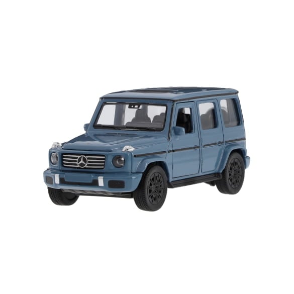 1:43 Pullback model car G-Class W465 blue Genuine Mercedes-Benz