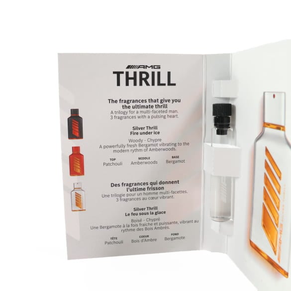 AMG Eau de Parfum Silver Thrill Men sample Genuine Mercedes-AMG | B66959779-12 AMG Eau de Parfum Silver Thrill Men sample Genuine Mercedes-AMG | B66959779-12