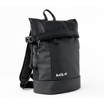 Backpack Rolltop Black Genuine KIA | 66951ADE4303