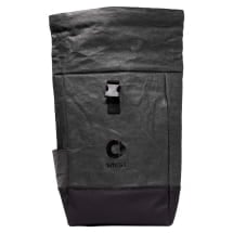 Roll-top backpack carbon black Genuine smart | 10021544