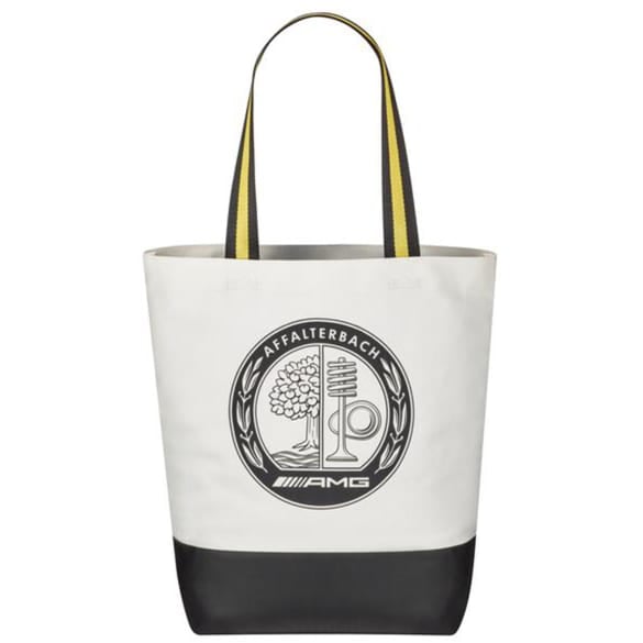 AMG Shopping Bag Cotton offwhite black Genuine Mercedes-AMG