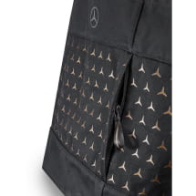 Shopping Bag Cotton black star pattern Genuine Mercedes-Benz | B66959705
