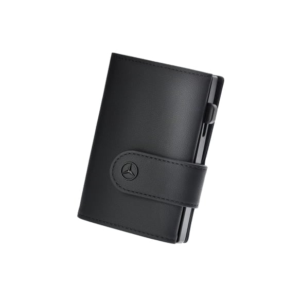 Mini Wallet Card Holder RFID Protection black Genuine Mercedes-Benz