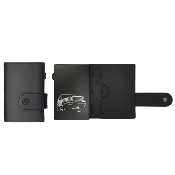 Mini Wallet Card Holder RFID Protection black G-Class Edition Genuine Mercedes-Benz