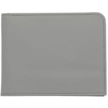 Wallet cowhide silver grey | B66959259