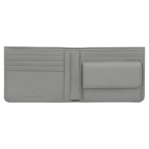 Wallet cowhide silver grey | B66959259