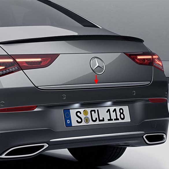Achteraf sierstrip hoogglans verchroomd CLA C118\/X118 Origineel Mercedes-Benz
