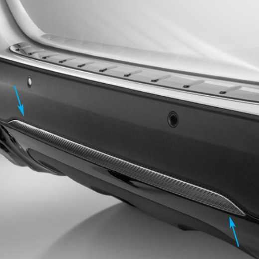 Achterspoiler & diffuser Carbonlook GLA H247 Origineel Mer ­ | A2477251501