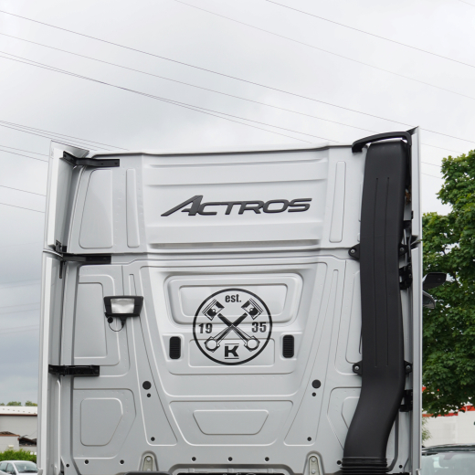 Actros 5 pegatinas coche Edition 2 pared trasera cabina Original Mercedes-Benz | ActrosEdition2Schriftzug