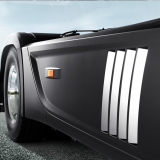 Edelstalen sierdelen kieuwen zijbekleding Actros 5 Edition 2 Origineel Mercedes-Benz