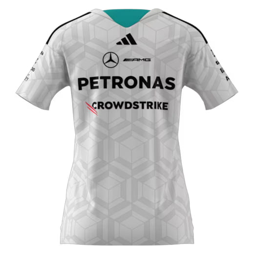 Damen T-Shirt Fahrer weiß Mercedes-AMG F1 Petronas | B67998389-93